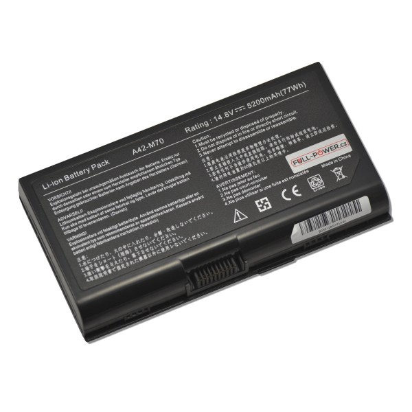 Asus N90 Laptop Akkumulátor 5200mah Li-ion 14,8V elemek SAMSUNG