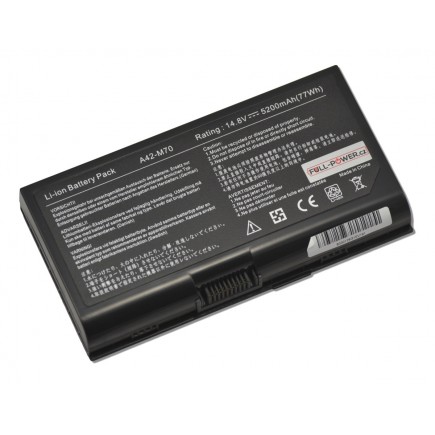 Asus X71SL Laptop Akkumulátor 5200mah Li-ion 14,8V elemek SAMSUNG