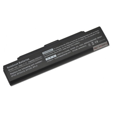 Sony Vaio VGN-AR73DB Laptop Akkumulátor 5200mah Li-ion 11,1V elemek SAMSUNG