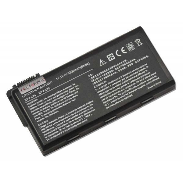 MSI CR700 Laptop Akkumulátor 5200mah Li-ion 11,1V elemek SAMSUNG