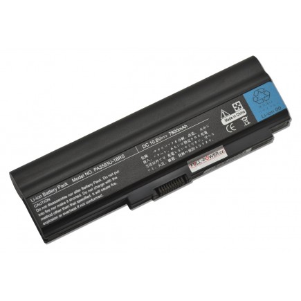 Toshiba Satellite Pro U300 Laptop Akkumulátor 7800mAh Li-ion 10,8V elemek SAMSUNG