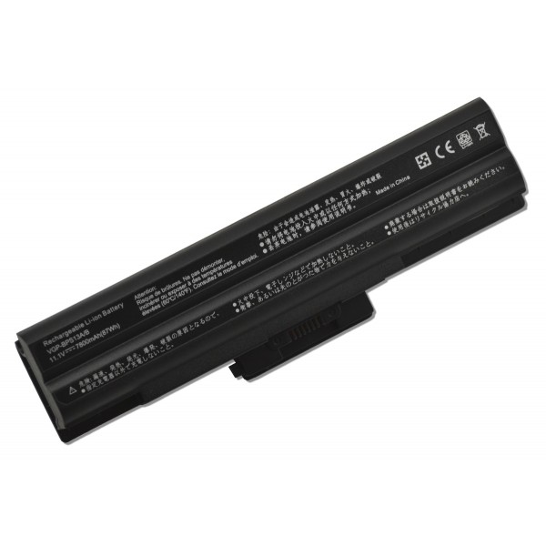 Sony Vaio VGN-SR49 Laptop Akkumulátor 7800mAhLi-ion 10,8V elemek SAMSUNG