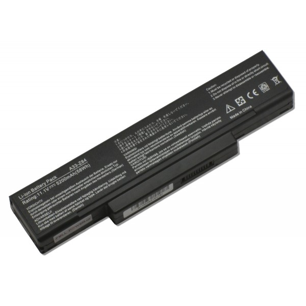 MSI Megabook GX610 Laptop Akkumulátor 5200mah Li-ion 11,1V elemek SAMSUNG