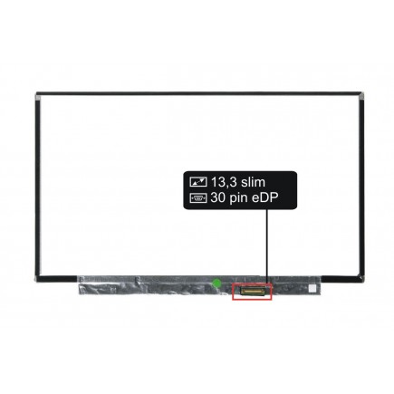Kijelző a Toshiba PORTEGE R30-A3102L 13,3" HD LED 30 pin eDP laptop részére - Fényes