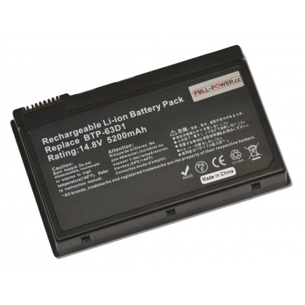Acer Aspire 3023 Laptop Akkumulátor 5200mah Li-ion 14,8V elemek SAMSUNG