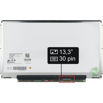 Kijelző a B133XTN02.1 13,3" HD LED Slim 30 pin eDP laptop részére - Fényes
