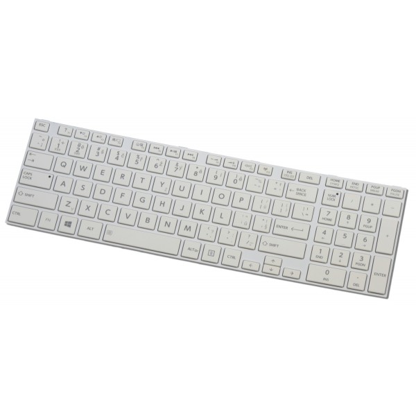 Toshiba SATELLITE C55-A-145 billentyűzet a laptopra cseh fehér