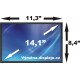 Kijelző a Acer Aspire 1400L 14,1" XGA CCFL 30 pin laptop részére - Fényes