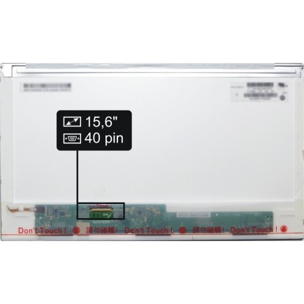 Kijelző a Asus G53 15,6" HD LED 40 pin laptop részére - Fényes