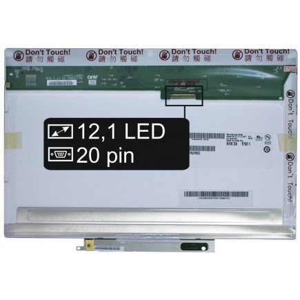 Kijelző a N121IB-L01 Kompatibilní 12,1“ 20pin WXGA LED laptop részére - Matt