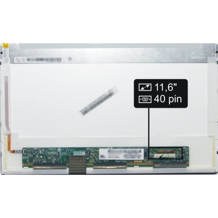 Kijelző a MSI U270DX 11,6“ 40pin HD LED laptop részére - Matt
