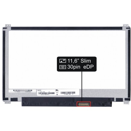Kijelző a B116XTN02.2 Kompatibilní 11,6“ LED 30pin eDP laptop részére - Matt