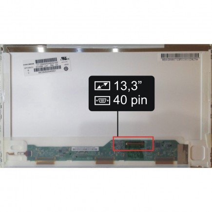 Kijelző a HP Compaq Pavilion DV3-4010SL 13,3“ 40pin HD LED laptop részére - Matt