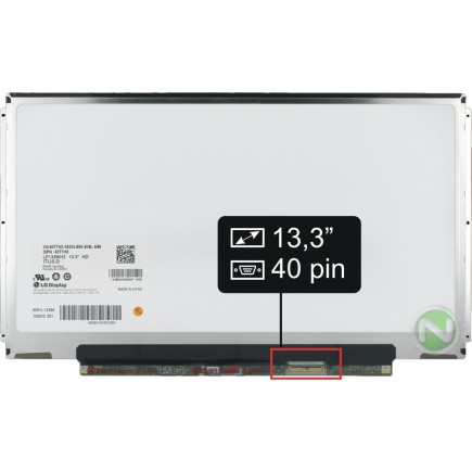 Kijelző a HP Stream 13-c000 13,3“ 40pin HD LED Slim laptop részére - Matt