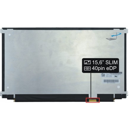 Kijelző a Toshiba Satellite P55W-C5212 15,6“ 40pin eDP QHD+ LED laptop részére - Fényes