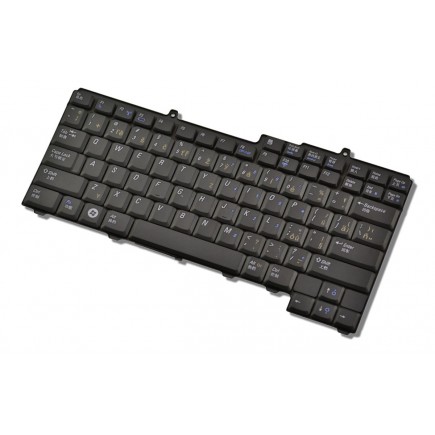 Dell Latitude D520 billentyűzet a laptopra CZ / SK Fekete