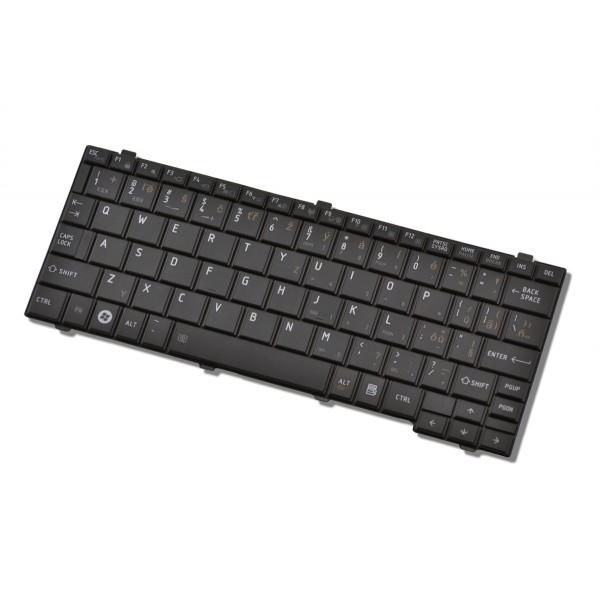 Toshiba Portege NB200-00C billentyűzet a laptopra CZ/SK Fekete