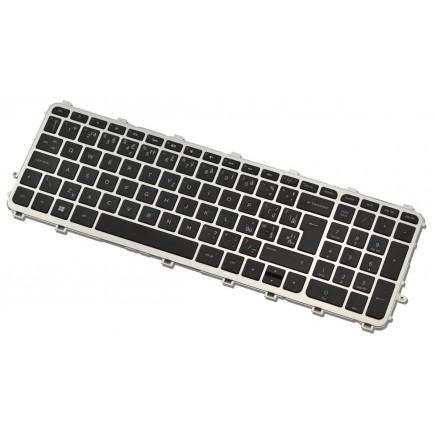 HP Envy 15-j001sr billentyűzet a laptopra CZ/SK háttérvilágítású ezüst keret