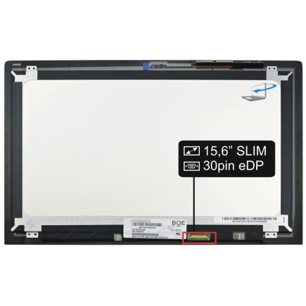 Kijelző a Lenovo IdeaPad Y700-15 15,6" LED 30pin eDP laptop részére érintés