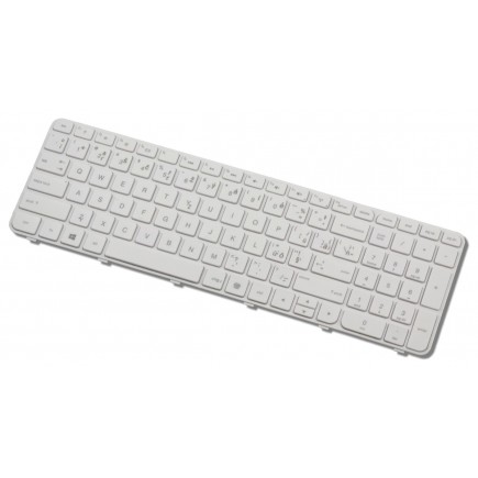 HP Pavilion G6-2128sr CZ / SK bílá s rámečkem billentyűzet a laptopra CZ/SK fehér keretben