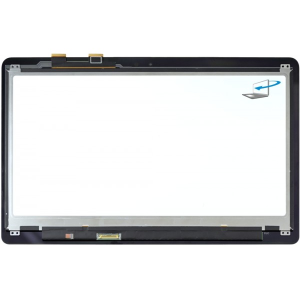 Kijelző a Kompatibilní LP133QD1(SP)(B2) 13,3" LED 30pin eDP QHD laptop részére érintés