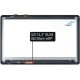 Kijelző a Kompatibilní LP133QD1(SP)(B2) 13,3" LED 30pin eDP QHD laptop részére érintés
