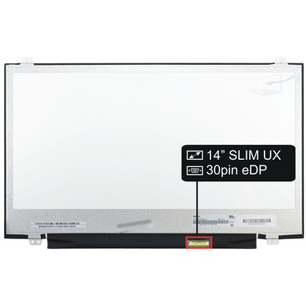Kijelző a Asus ux410UA 14" FHD LED SlimTB 30 pin laptop részére - Matt