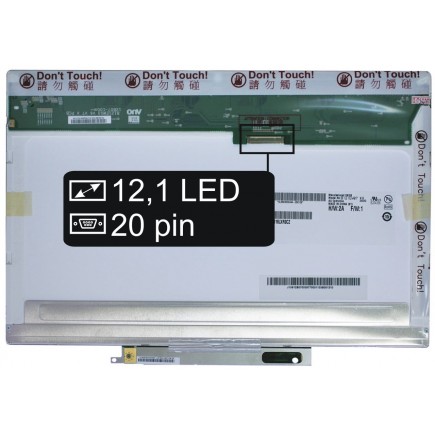 Kijelző a N121IB-L01 12,1" WXGA LED 20 pin laptop részére - Fényes