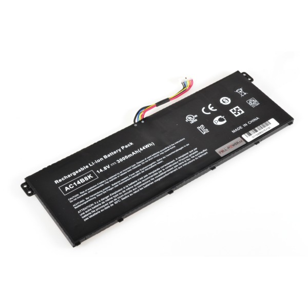 Acer Aspire E3-112M Laptop Akkumulátor 3000mAh Li-Pol 14,8V