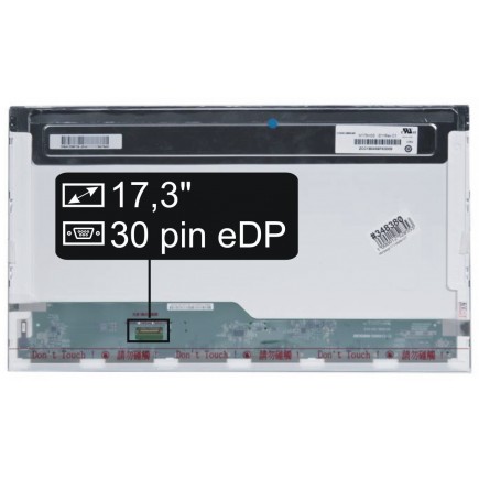 Kijelző a Acer Aspire ES1-731-P892 17,3" HD+ LED 30 pin eDP laptop részére - Matt