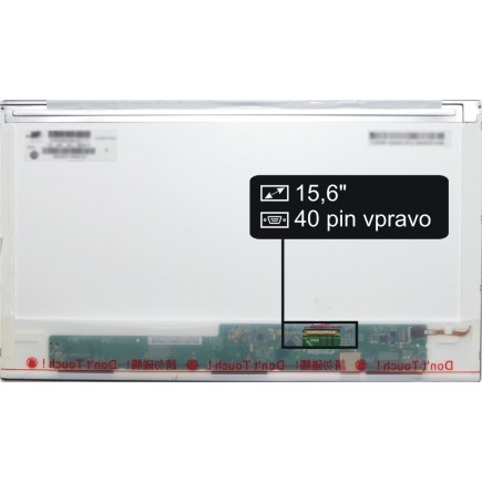 Kijelző a HP Compaq PAVILION DV6-2133SF 15,6" HD LED 40 pin a jobb oldalon laptop részére - Matt