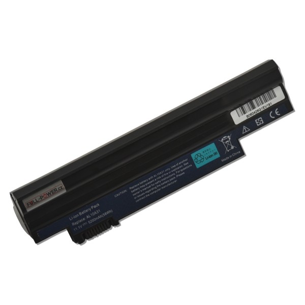 Acer ASPIRE ONE 722-BZ197 Laptop Akkumulátor 5200mah Li-ion 11,1V