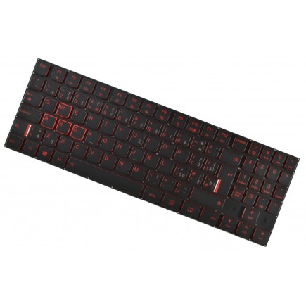 Lenovo Legion Y520 billentyűzet a laptopra CZ/SK Fekete, háttérvilágítás