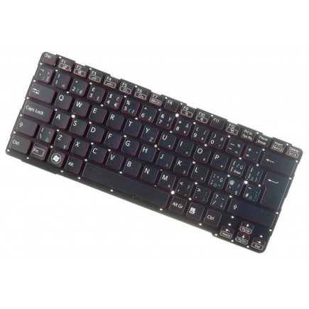 Sony Vaio SVE14A2V6RP billentyűzet a laptopra cseh keret nélkül