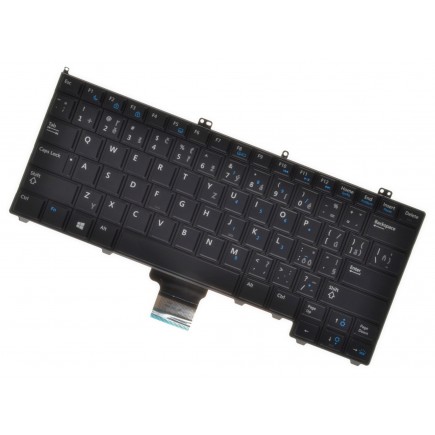 Dell kompatibilní 04380Y billentyűzet a laptopra CZ/SK Fekete, háttérvilágítás