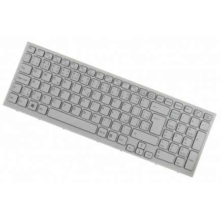 Sony Vaio VPC-EB3AGJ billentyűzet a laptopra CZ/SK fehér keretben