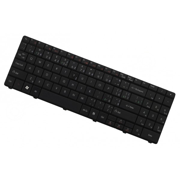 Gateway NV5602U billentyűzet a laptopra CZ/SK Fekete