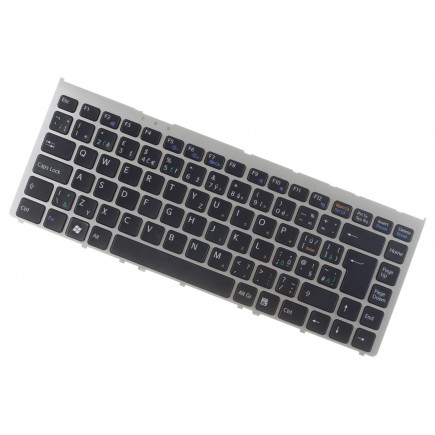 Sony Vaio VGN-FW290JTH billentyűzet a laptopra Ezüst keret CZ/SK