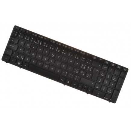 HP kompatibilní 635769-001 billentyűzet a laptopra CZ/SK Fekete trackpoint