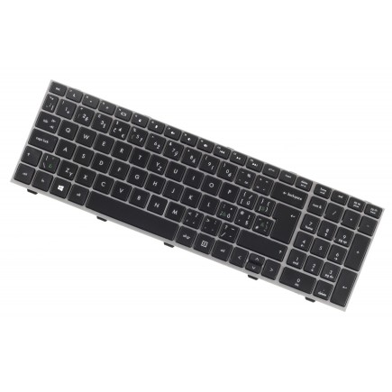 HP ProBook 6560b billentyűzet a laptopra Ezüst keret UK
