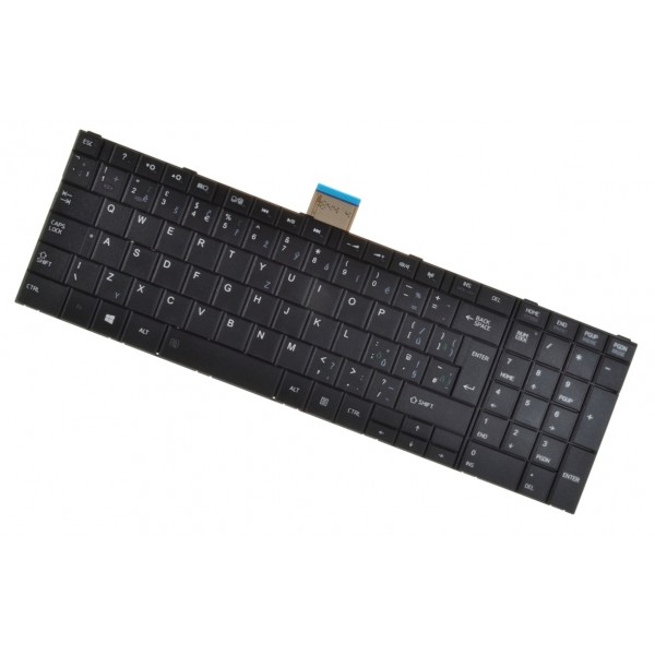 Toshiba Satellite C55-A-15E billentyűzet a laptopra CZ/SK Fekete