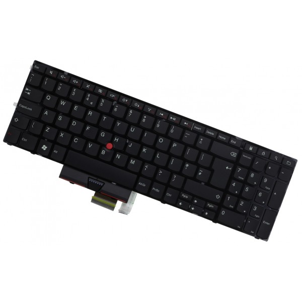 IBM Lenovo THINKPAD EDGE E520 1143-EHU billentyűzet a laptopra UK Fekete trackpoint