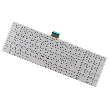 Kompatibilní V000271010 billentyűzet a laptopra kerettel  CZ/SK fehér