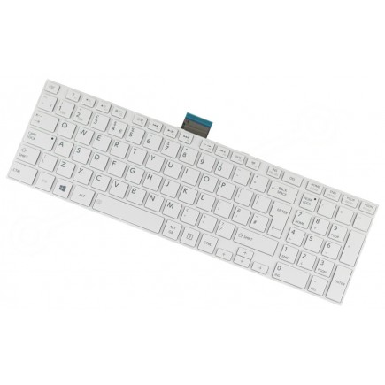 Toshiba Satellite c855d-s5354  fehér billentyűzet a laptopra kerettel  UK