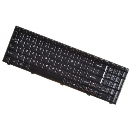 IBM Lenovo Ideapad G565 billentyűzet a laptopra US Fekete
