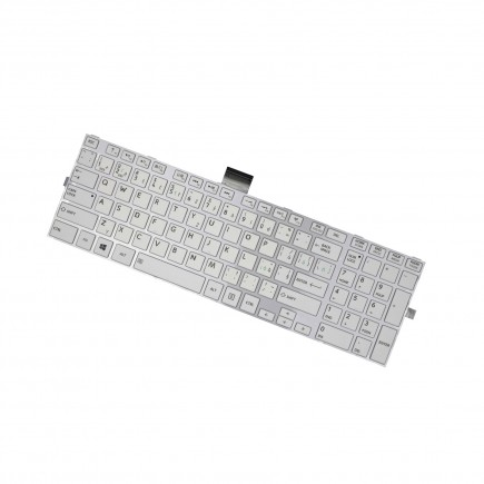 Toshiba Satellite L50D-A-005 (PSKMAC-005004) billentyűzet a laptopra fehér, kerettel CZ/SK