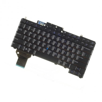 Dell Latitude D620 billentyűzet a laptopra CZ/SK Fekete trackpoint