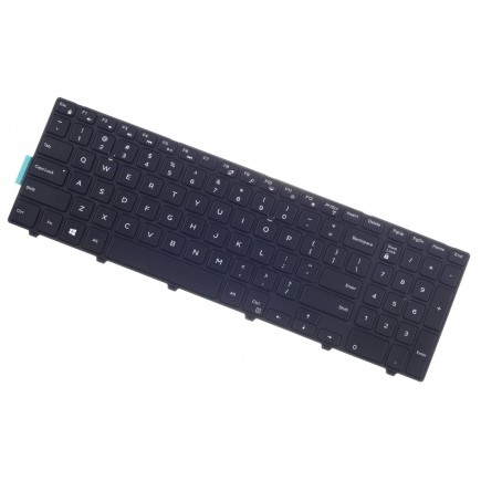 Dell Vostro 15 3558 billentyűzet a laptopra US Fekete, háttérvilágítás