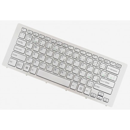 Sony Vaio SVF15N17CXB billentyűzet a laptopra CZ/SK ezüst
