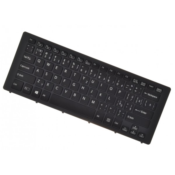 Sony Vaio kompatibilní 9Z.NACSQ.00U billentyűzet a laptopra CZ/SK Fekete, Háttérvilágítású